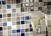 Kinabalu - glass mosaic, for kitchen or shower splashbacks